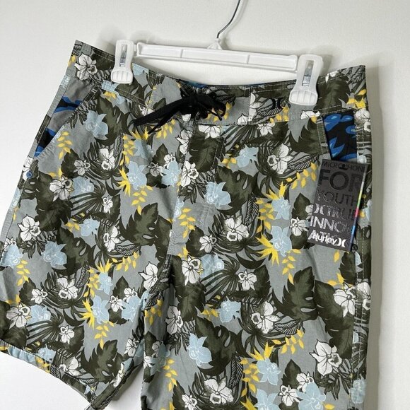 NEW Hurley Board Shorts‎ Mens Size 32 Tropical Hawaiian - Picture 4 of 8